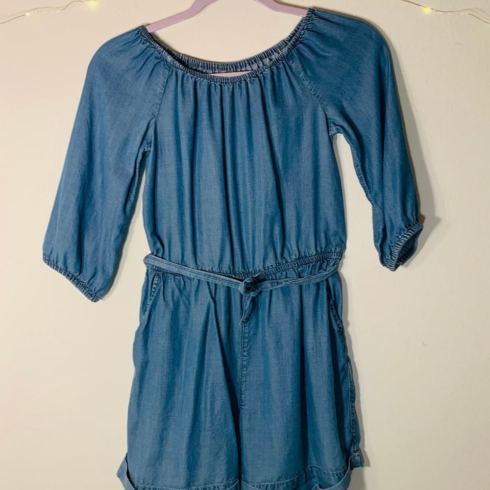 Denim Romper